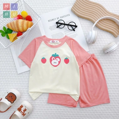 Bộ cộc thun lạnh cho bé trai và bé gái - Đồ dễ thương, thoáng mát, giảm giá 20% chỉ 75.000₫