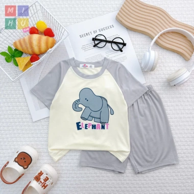 Bộ cộc thun lạnh cho bé trai và bé gái - Đồ dễ thương, thoáng mát, giảm giá 20% chỉ 75.000₫