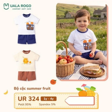 Bộ Cộc Uala cho Bé 9-24kg 1-5 tuổi - Giá ưu đãi 140.000₫, mẫu UR2.378 UR3.831 UR3.833