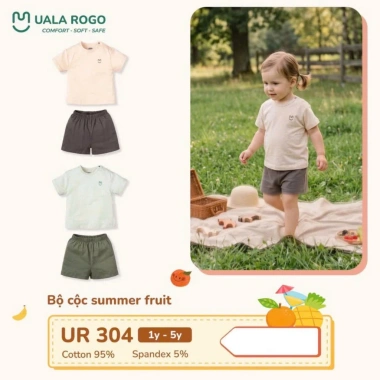 Bộ Cộc Uala cho Bé 9-24kg 1-5 tuổi - Giá ưu đãi 140.000₫, mẫu UR2.378 UR3.831 UR3.833
