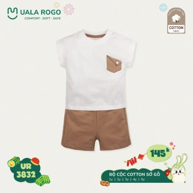 Bộ Cộc Uala Rogo cho Bé 1-5 tuổi 9-24kg - Giá ưu đãi 145.000đ, giảm tới 19% 9
