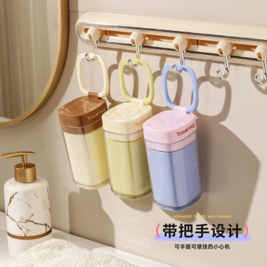 Bộ cốc vệ sinh du lịch - Cốc di động, kem, bàn chải, đánh răng, giảm 22%