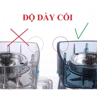 Bộ cối máy xay sinh tố công nghiệp 2 lít - Công suất mạnh, giá chỉ 250.000 VND