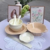 Bộ combo bát đĩa sứ pastel 2-4 người - Dễ thương, phù hợp Bếp Ấm Cúng, chỉ 173k 5