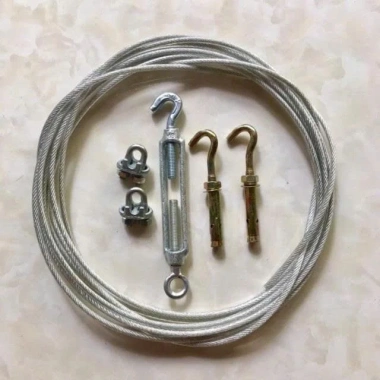 Bộ combo dây phơi quần áo & rèm cửa cáp bọc nhựa siêu chắc - giá 36.999₫