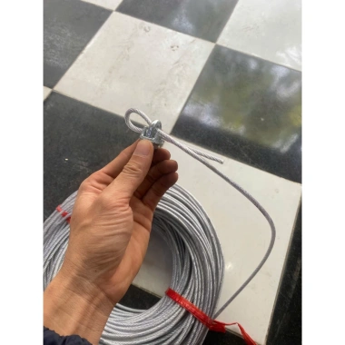 Bộ combo dây phơi quần áo & rèm cửa cáp bọc nhựa siêu chắc - giá 36.999₫