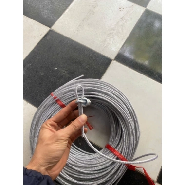 Bộ combo dây phơi quần áo & rèm cửa cáp bọc nhựa siêu chắc - giá 36.999₫