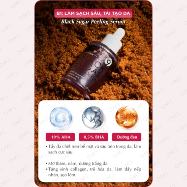 Bộ Combo Peel Da Dưỡng Trắng Cấp Ẩm Phục Hồi và Tái Tạo Da MAKE9 - Giá ưu đãi 648k, không bong tróc 5