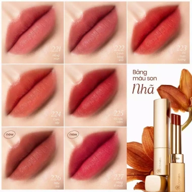 Bộ Combo Son Cao Cấp Nhã Nhiên – Môi Xinh Mỏng Mượt, Ngừa Lão Hóa Cỏ Mềm, 550k