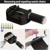 Bộ công cụ 15 chiếc loại bỏ liên kết, định cỡ dây đeo đồng hồ, chỉnh vòng tay, chốt nhanh - 77.130 VND 3