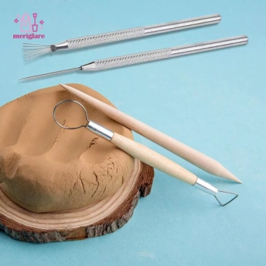 Bộ công cụ điêu khắc đất sét gốm 2 miếng Định hình chuyên nghiệp, giá 55.000₫ 3