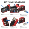 Bộ công cụ mạng ZoeRax RJ45 Cat7 Cat6A – Kiểm tra cáp, máy cắt dây, đầu nối, bốt, tua vít – 340.999₫ 6