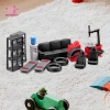 Bộ công cụ sửa chữa ô tô Mini 12 mảnh nhựa DIY, phụ kiện 3D Diorama 1/64, giảm giá 22.5k 8