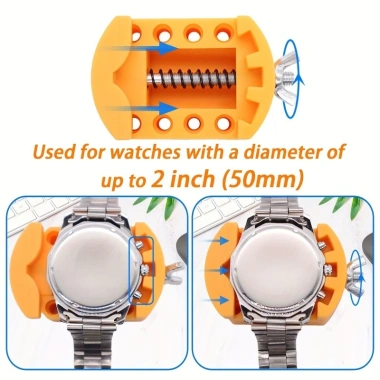 Bộ công cụ thay thế pin đồng hồ 3 chiếc – Dụng cụ tháo lưng, cờ lê, xoay vỏ, mở hộp, giá đỡ, nhíp – Giá chỉ 94.558₫