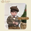 Bộ công tử nâu sang cho bé trai 7-17kg, ria mép lạ mắt, Tết & tiệc - BCT020 2