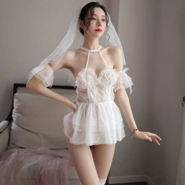 Bộ cosplay cô dâu gợi cảm - Đêm tân hôn nồng nhiệt, giá chỉ 199.000₫, giảm mạnh
