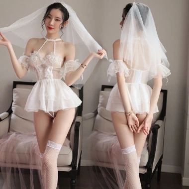 Bộ cosplay cô dâu gợi cảm - Đêm tân hôn nồng nhiệt, giá chỉ 199.000₫, giảm mạnh