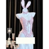 Bộ Cosplay Jumsuite CP50 Da Béo Dây Nơ & Bờm Thỏ - Quyến rũ, gợi cảm, Giá 139k (Giảm từ 180.700) 2