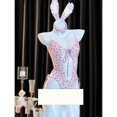 Bộ Cosplay Jumsuite CP50 Da Béo Dây Nơ & Bờm Thỏ - Quyến rũ, gợi cảm, Giá 139k (Giảm từ 180.700)