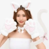 Bộ cosplay mèo nữ băng đô nơ - Halloween & JK ngọt ngào gothic, giảm giá 20% 6