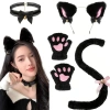 Bộ cosplay mèo nữ băng đô nơ - Halloween & JK ngọt ngào gothic, giảm giá 20% 9