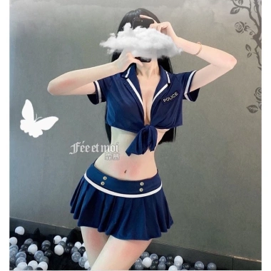 Bộ cosplay nữ gợi cảm CS03 - Tặng kèm chip, không kèm tất ren, ưu đãi 78.000₫ 4 Bộ cosplay nữ gợi cảm CS03 - Tặng kèm chip, không kèm tất ren, ưu đãi 78.000₫ 4