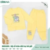 Bộ Cotton Cổ Tròn Dài Tay Dokma Họa Tiết Đáng Yêu Cho Bé 11-22kg - Giá 199.000 VND