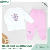 Bộ Cotton Cổ Tròn Dài Tay Dokma Họa Tiết Đáng Yêu Cho Bé 11-22kg - Giá 199.000 VND 2