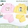 Bộ Cotton Cổ Tròn Dài Tay Dokma Họa Tiết Đáng Yêu Cho Bé 11-22kg - Giá 199.000 VND 3