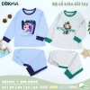 Bộ Cotton Cổ Tròn Dài Tay Dokma Họa Tiết Đáng Yêu Cho Bé 11-22kg - Giá 199.000 VND 5