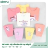 Bộ Cotton Cổ Tròn Dài Tay Dokma Họa Tiết Đáng Yêu Cho Bé 11-22kg - Giá 199.000 VND 6