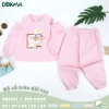 Bộ Cotton Cổ Tròn Dài Tay Dokma Họa Tiết Đáng Yêu Cho Bé 11-22kg - Giá 199.000 VND 8