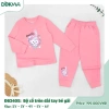 Bộ Cotton Cổ Tròn Dài Tay Dokma Họa Tiết Đáng Yêu Cho Bé 11-22kg - Giá 199.000 VND 10