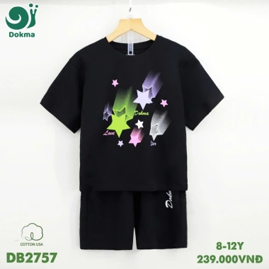 Bộ Cotton Cộc Tay Bé Gái 22-42kg Xinh Xắn DB1.585 DB2.646 Giá 199k 4