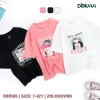 Bộ Cotton Cộc Tay Bé Gái 22-42kg Xinh Xắn DB1.585 DB2.646 Giá 199k 5