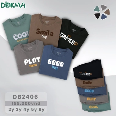 Bộ Cotton Dài Tay Bé Trai 11-25kg Dokma - Đồ Ngủ Đẹp, Mềm Mại, Giá Ưu Đãi 199k 3