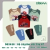Bộ Cotton Dài Tay Bé Trai 11-25kg Dokma - Đồ Ngủ Đẹp, Mềm Mại, Giá Ưu Đãi 199k 5