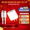 Bộ Củ Cáp Sạc Nhanh 20W HEATMASTER An Toàn, Ổn Định, Bảo Vệ Thiết Bị, Không Nóng, Chống Nổ 3