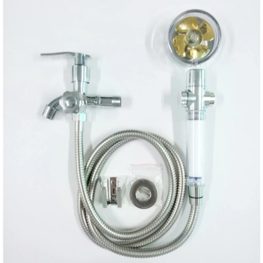 Bộ củ sen hợp kim siêu bền đường nước lạnh + tay sen quạt nhựa trong lõi lọc có nút bật tắt - Giá chỉ 69.000đ 7 Bộ củ sen hợp kim siêu bền đường nước lạnh + tay sen quạt nhựa trong lõi lọc có nút bật tắt - Giá chỉ 69.000đ 7