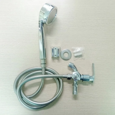 Bộ Củ Sen & Tay Sen Tăng Áp ABS Tròn Dày 1 Đường Nước Lạnh Mạ Crom - Giá 69.000đ