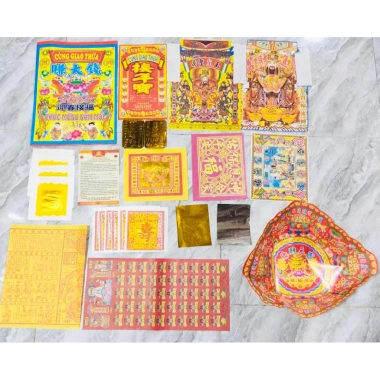Bộ Cúng Giao Thừa Tết Nhang Đèn Thiên Lộc - Giá 19.000đ, Đốt lâu, Hương thanh 6