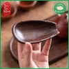 Bộ cung nhãn trà, máng trà gỗ tre mẫu gỗ mun kèm cây gạt trà tiện lợi, sang trọng 5