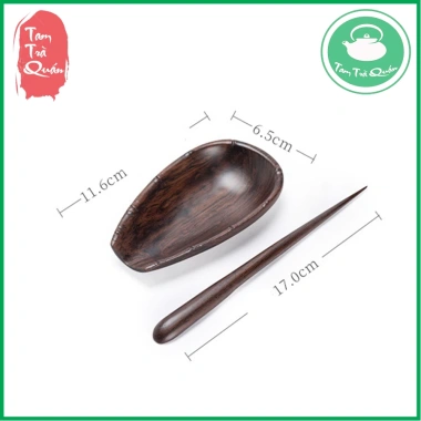 Bộ cung nhãn trà, máng trà gỗ tre mẫu gỗ mun kèm cây gạt trà tiện lợi, sang trọng 7 Bộ cung nhãn trà, máng trà gỗ tre mẫu gỗ mun kèm cây gạt trà tiện lợi, sang trọng 7
