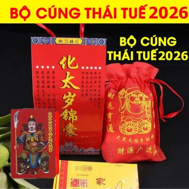 Bộ Cúng Sao Giải Hạn Thái Tuế 2.026 Năm Mới Nhất, Kèm Văn Khấn, Giá Ưu Đãi 13.778₫ 10 Bộ Cúng Sao Giải Hạn Thái Tuế 2.026 Năm Mới Nhất, Kèm Văn Khấn, Giá Ưu Đãi 13.778₫ 10