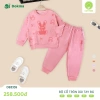 Bộ Da Cá Dài Tay Bé Gái 13-25kg 2-7 tuổi Cổ Tròn Thời Trang Dokma DB2.531 DB2.363 2
