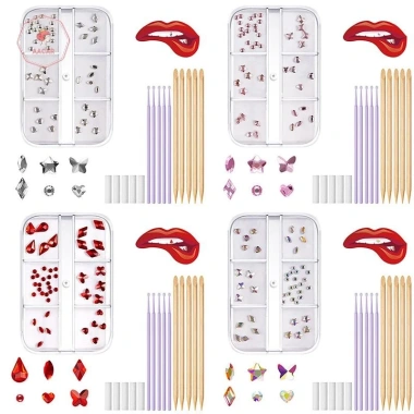 Bộ Đá Quý Răng Pha Lê DIY - Dụng Cụ Trang Trí Hình Dạng, Giá Ưu Đãi 63.580₫