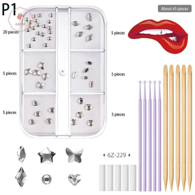 Bộ Đá Quý Răng Pha Lê DIY - Dụng Cụ Trang Trí Hình Dạng, Giá Ưu Đãi 63.580₫ 10 Bộ Đá Quý Răng Pha Lê DIY - Dụng Cụ Trang Trí Hình Dạng, Giá Ưu Đãi 63.580₫ 10