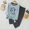 Bộ Dài MIAO cho bé trai và bé gái giữ nhiệt thun cotton dày dặn, co dãn, thấm hút mồ hôi - Giá 139.000đ 2