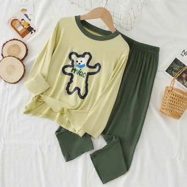 Bộ Dài MIAO cho bé trai và bé gái giữ nhiệt thun cotton dày dặn, co dãn, thấm hút mồ hôi - Giá 139.000đ