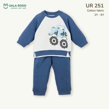 Bộ Dài Tay Bo Gấu Uala cho Bé Trai 12-27kg 2-6 tuổi - ấm, Đẹp, Giá 210.000 VND